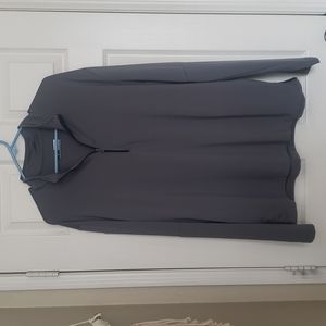Gray Callaway Quarter Zip Golf Polo Sweater XL